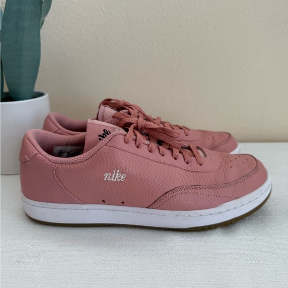 Nike Dusty Rose Leather Casual Sneakers - Picture 4 of 12
